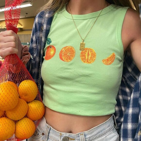 Urban Outfitters Orange Backless Tank - Picture 2 of 11